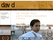 Tablet Screenshot of david-themovie.com